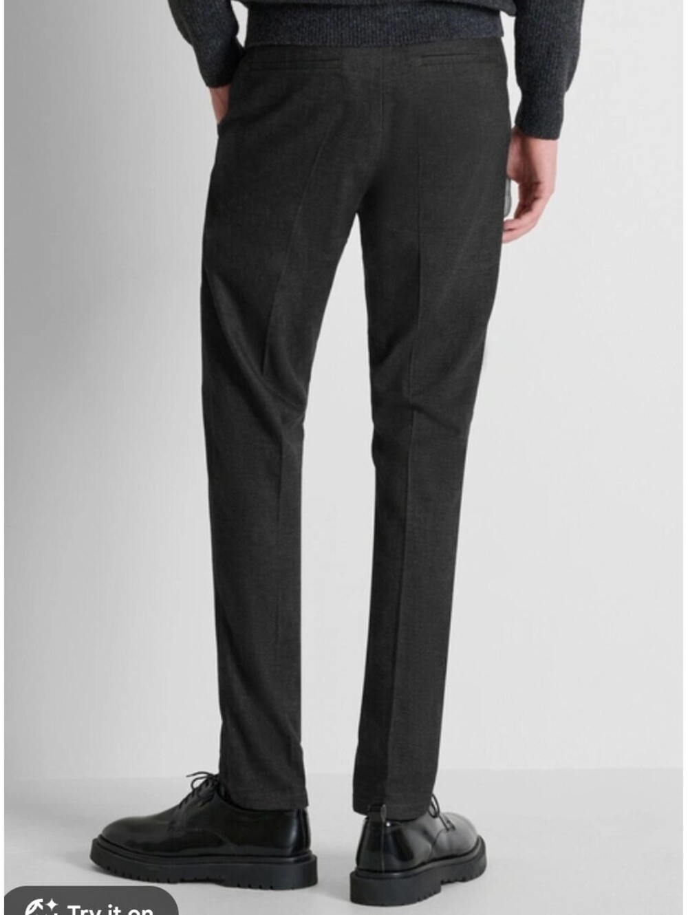 Anthony Morato Tori Super Slim Fit Dark Gray Heather Dress Pants 32/30